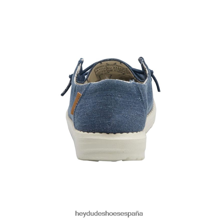 Hey Dude wendy juventud mezclilla brillante niños TP4X2B194