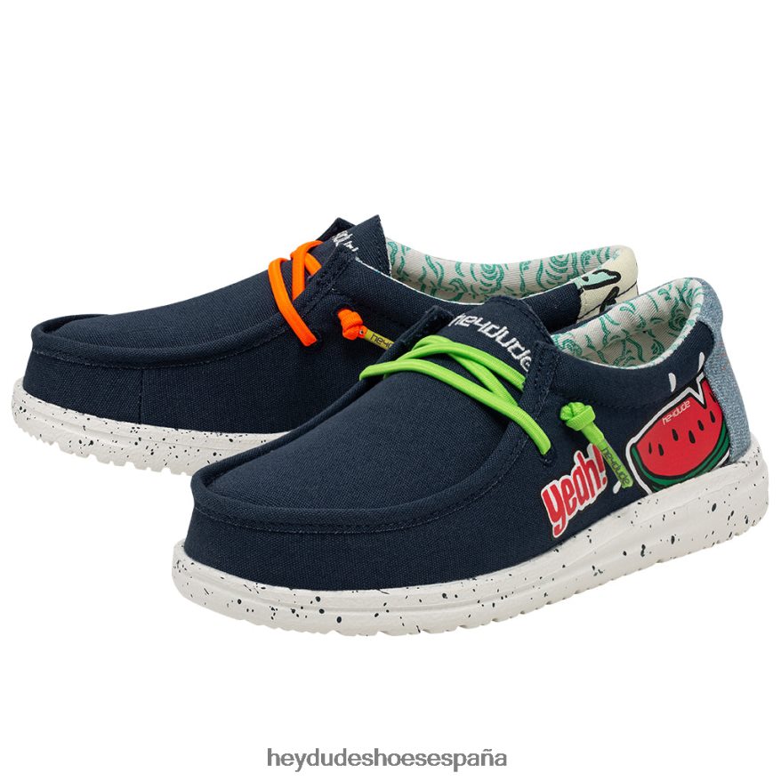 Hey Dude parche de garabato juvenil wally niños TP4X2B208