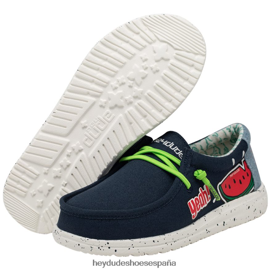 Hey Dude parche de garabato juvenil wally niños TP4X2B208