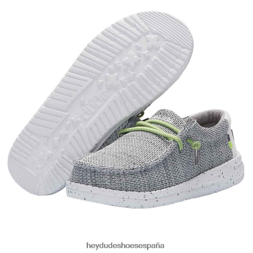 Hey Dude wally juventud medias piedra blanco niños TP4X2B212