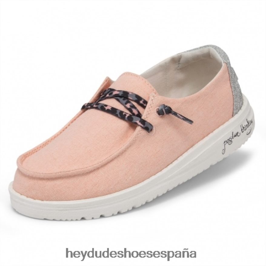 Hey Dude heydude wendy juventud rosa brillo niños TP4X2B501
